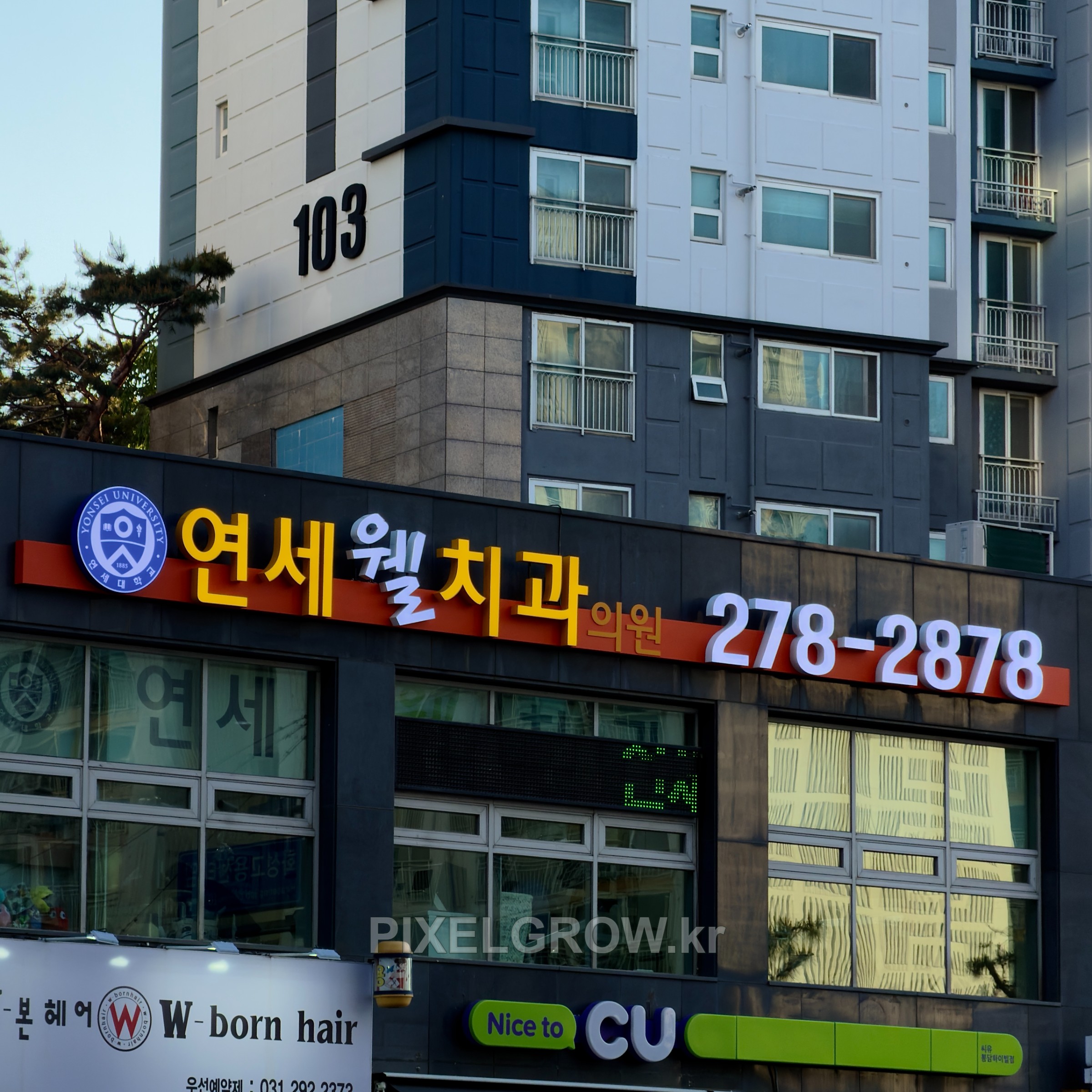 #병원간판/채널간판_연세웰치과 시공 사진 1