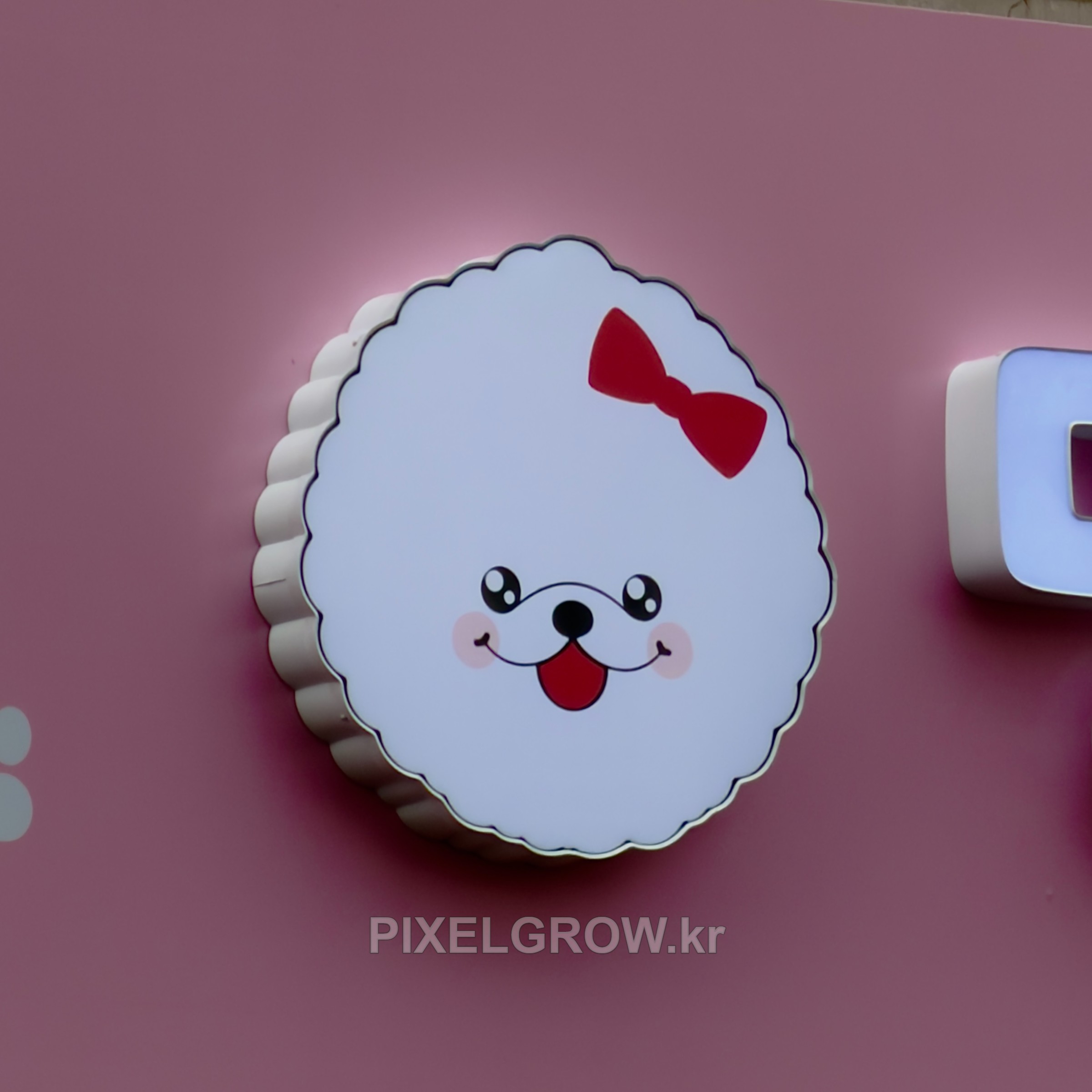 #애견샵간판/갈바프레임/채널간판_멍블리