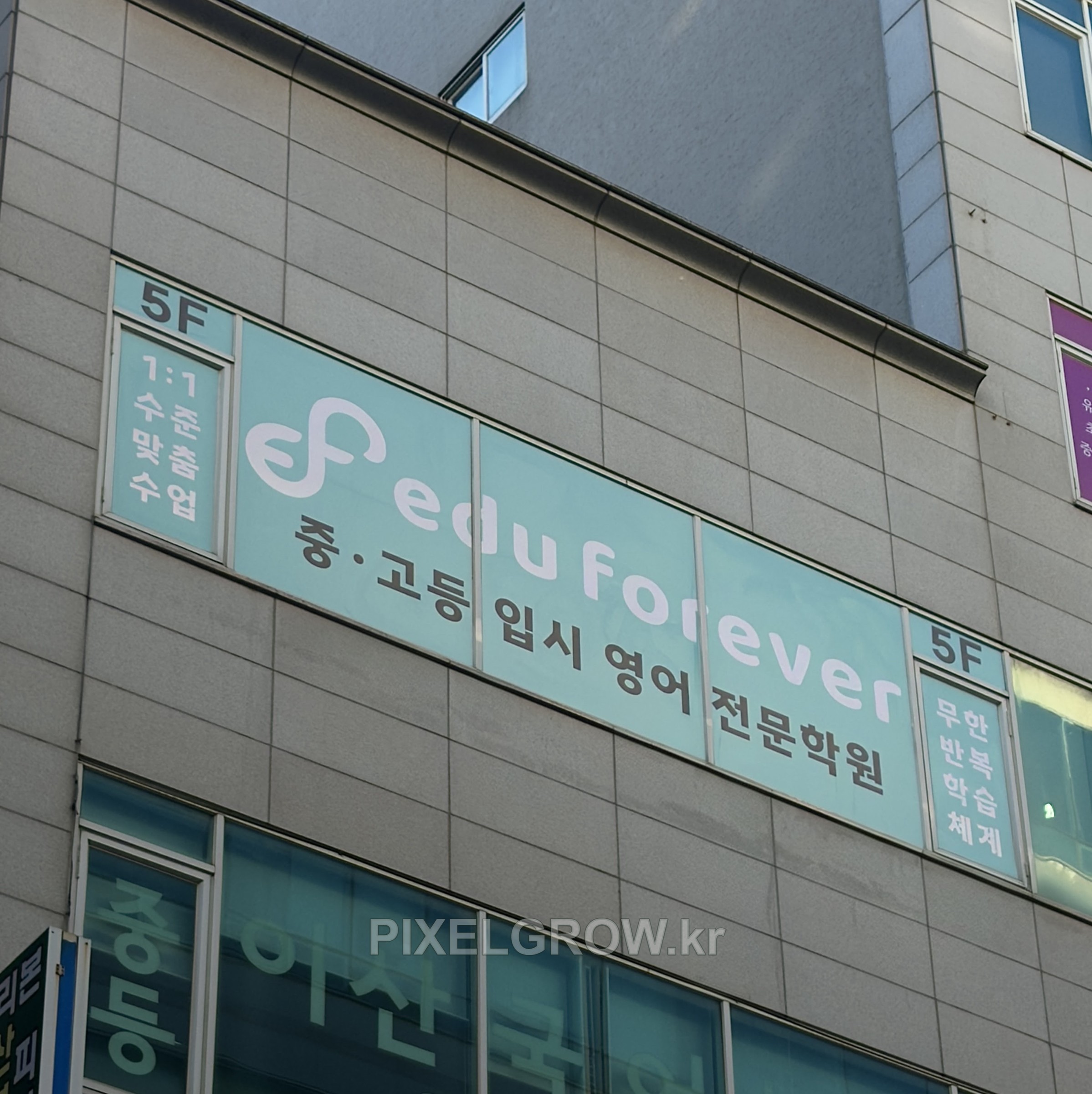 #영어학원간판/시트/스카시_에듀포에버